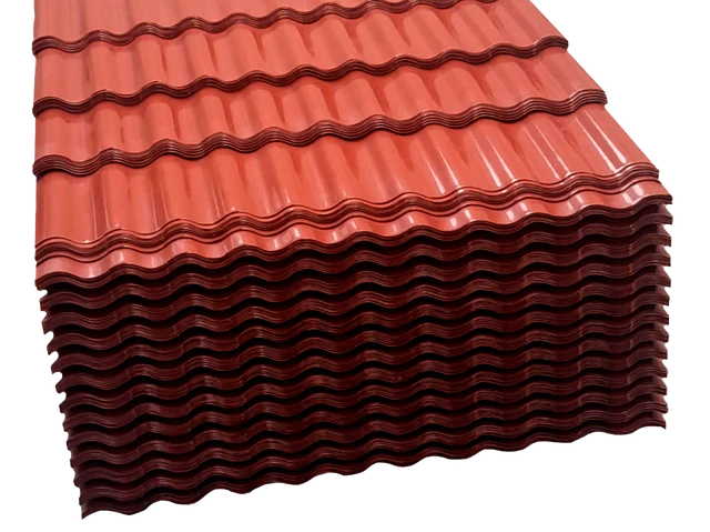 Teja adri polipropileno rojo opaco #10
