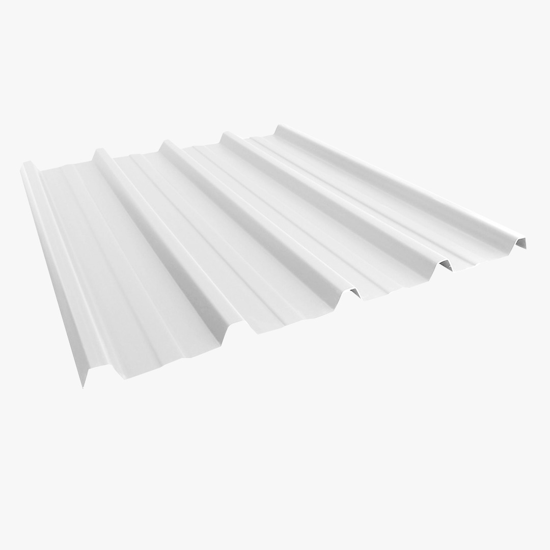 Teja U-PVC blanco lisa CB 26mm esp 2mm 5.90